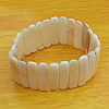 Shell Bracelets, 28x7mm Length:About 7.8 Inch, Sold by Strand