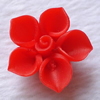 Porcelain Cabochons, No Hole Headwear & Costume Accessory, Flower Size:About 21x21x9mm, Sold By Bag