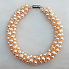 Pearl Bracelet, Length:About 7.87 Inch, Sold by Strand