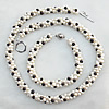 Pearl Necklace and Pearl Bracelet,Necklace Length:About 14.96 Inch Bracelet Length:About 7.87 Inch, Sold by Set