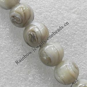 Lampwork Beads, Round 14mm Hole:About 1.5mm, Sold by PC