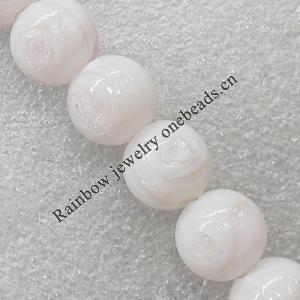 Lampwork Beads, Round 14mm Hole:About 1.5mm, Sold by PC