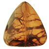 Transparent Acrylic Bead, Triangle 32x36mm Hole:2mm, Sold by Bag 