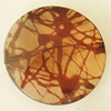 Transparent Acrylic Bead, Flat Round 35mm Hole:2mm, Sold by Bag 