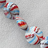 Lampwork Beads, Flat Round 20mm Hole:About 1.5mm, Sold by PC