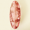 Transparent Acrylic Bead, Oval 15x40mm Hole:2mm, Sold by Bag 