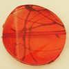 Transparent Acrylic Bead, Flat Round 26mm Hole:1mm, Sold by Bag 