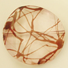Transparent Acrylic Bead, Flat Round 35mm Hole:1mm, Sold by Bag 