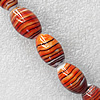 Lampwork Beads, Oval 11x16mm Hole:About 1.5mm, Sold by PC