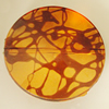 Transparent Acrylic Bead, Flat Round 35mm Hole:1mm, Sold by Bag 