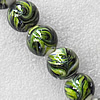 Lampwork Beads, Round 14mm Hole:About 1.5mm, Sold by PC