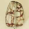 Transparent Acrylic Bead, Nugget 16x23mm Hole:1mm, Sold by Bag 