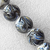 Lampwork Beads, Round 14mm Hole:About 1.5mm, Sold by PC