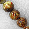 Lampwork Beads, Round 14mm Hole:About 1.5mm, Sold by PC