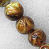 Lampwork Beads, Round 18mm Hole:About 1.5mm, Sold by PC