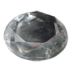 Taiwan Acrylic Cabochons with 2 Holes, Faceted Flat Round 11mm in diameter, Hole:About 1mm, Sold by Bag 