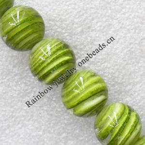 Lampwork Beads, Round 14mm Hole:About 1.5mm, Sold by PC