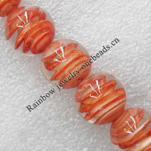 Lampwork Beads, Round 14mm Hole:About 1.5mm, Sold by PC