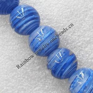 Lampwork Beads, Round 14mm Hole:About 1.5mm, Sold by PC