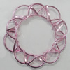 Iron Thread Component Handmade Lead-free, Outside diameter:52mm, Inside diameter:29mm, Sold by Bag