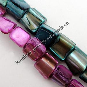 Natural Shell Beads, 8mm Hole:About 1mm, Sold by 16-inch Strand