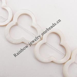 Natural Shell Beads, 30x29mm Hole:About 1mm, Sold by 16-inch Strand