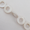 Natural Shell Beads, Donut 20mm Hole:About 1mm, Sold by 16-inch Strand