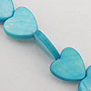 Natural Shell Beads, Heart 13x3mm Hole:About 1mm, Sold by 16-inch Strand