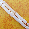 Natural Shell Beads, Column 24x5mm Hole:About 1mm, Sold by 16-inch Strand