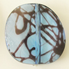 Transparent Acrylic Bead, 23x23mm Hole:1mm, Sold by Bag 