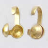 Bead Tips, Brass Lead-Free, about 7.5mm long, 4mm wide, Sold by Bag 