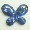 Painted Spray-paint Colorful Acrylic Beads, Butterfly 45x34mm Hole:2mm, Sold by Bag