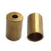 Cord Tip/Ends, Brass, 5x7.5mm hole:1.5mm, Sold by Bag
