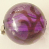 Transparent Acrylic Bead, Round 10mm Hole:2mm, Sold by Bag 