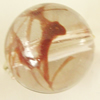 Transparent Acrylic Bead, Round 14mm Hole:2mm, Sold by Bag 