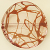 Transparent Acrylic Bead, Flat Round 36mm Hole:1.5mm, Sold by Bag 