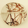 Transparent Acrylic Bead, Flat Round 35mm Hole:1mm, Sold by Bag 
