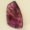 Transparent Acrylic Bead, Nugget 42x23mm Hole:1.5mm, Sold by Bag 