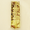 Transparent Acrylic Bead, Rectangle 38x12mm Hole:1mm, Sold by Bag