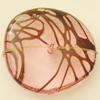 Transparent Acrylic Bead, Nugget 48x26mm Hole:2mm, Sold by Bag
