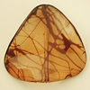 Transparent Acrylic Bead, Triangle 40x40mm Hole:1mm, Sold by Bag