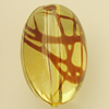 Transparent Acrylic Bead, Oval 26x18mm Hole:1.5mm, Sold by Bag