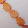 Natural Shell Beads, Teardrop 18x13x3mm Hole:About 1mm, Sold by 16-inch Strand