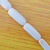 Natural Shell Beads, Tube 14x4mm Hole:About 1mm, Sold by 16-inch Strand