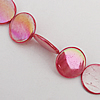 AB Color Shell Beads, 20x3mm Hole:About 1mm, Sold by 16-inch Strand