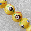 Lampwork Beads, Round 10mm Hole:About 1.5mm, Sold by PC