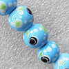 Lampwork Beads, Round 10mm Hole:About 1.5mm, Sold by PC