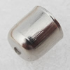 Jewelry Terminators, Cord End Caps, Iron, Lead-free, 6x6.5mm, hole:about 1.5mm, Sold by Bag