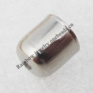 Jewelry Terminators, Cord End Caps, Iron, Lead-free, 6x6.5mm, hole:about 1.5mm, Sold by Bag