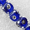 Lampwork Beads, Cube 8mm Hole:About 1.5mm, Sold by PC